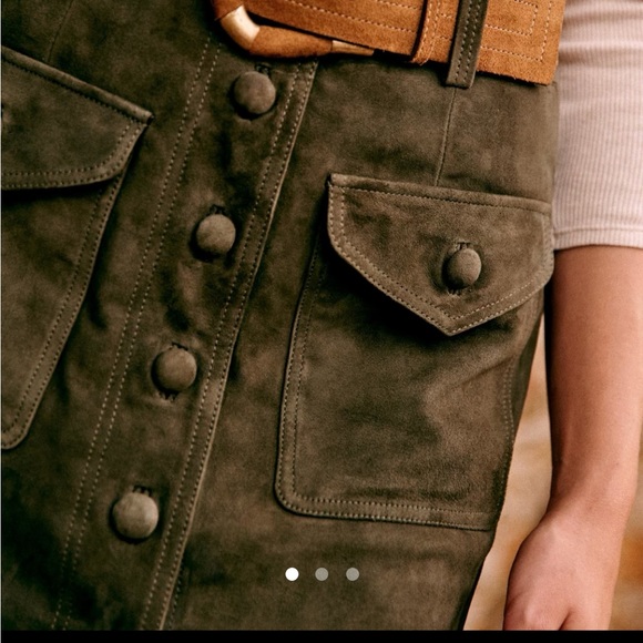 NWT Sézane Sophie belt. Taupe. Size 80 - Picture 3 of 8